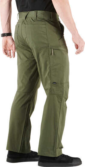 5.11 Tactical Apex Pant in TDU green, side view
